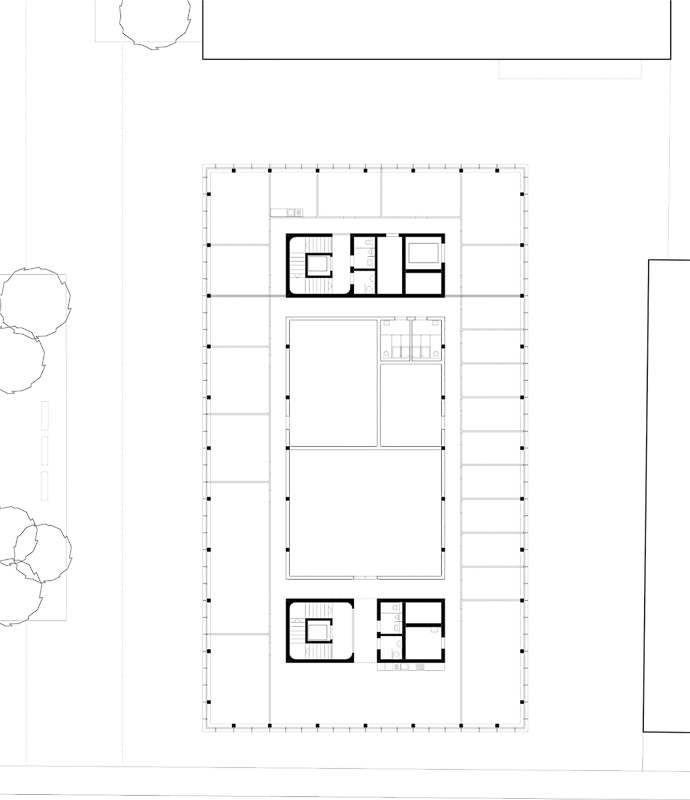 Nimbus Architekten Stadtarchiv Ambulanzgarage Biel Obergeschoss 2